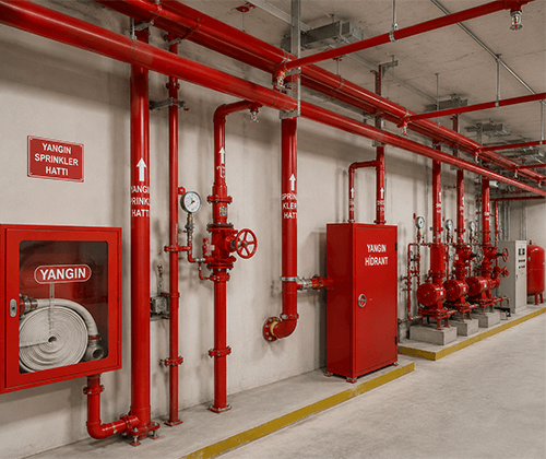 Yangın Sprinkler ve Hidrant Hatları